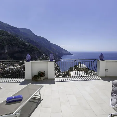 Villa In Positano With Sea-View Terrace Villa