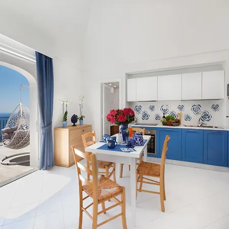 Villa In Positano With Sea-View Terrace